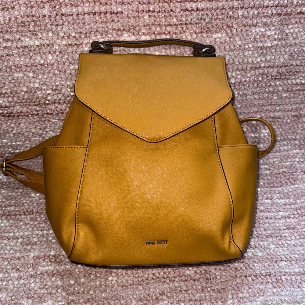 Mustard Yellow Backpack by Nine West